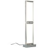 Lampe à poser Brilliant Living Tunar LED Aluminium, 1 lumière