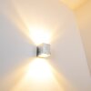 Applique murale d'extérieur Orsa LED Zingué, 2 lumières