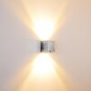 Applique murale d'extérieur Orsa LED Zingué, 2 lumières