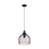 Suspension Eglo STRAITON Noir, 1 lumière