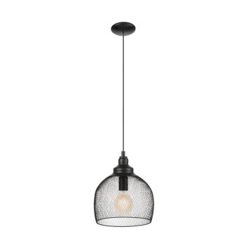 Suspension Eglo STRAITON Noir, 1 lumière