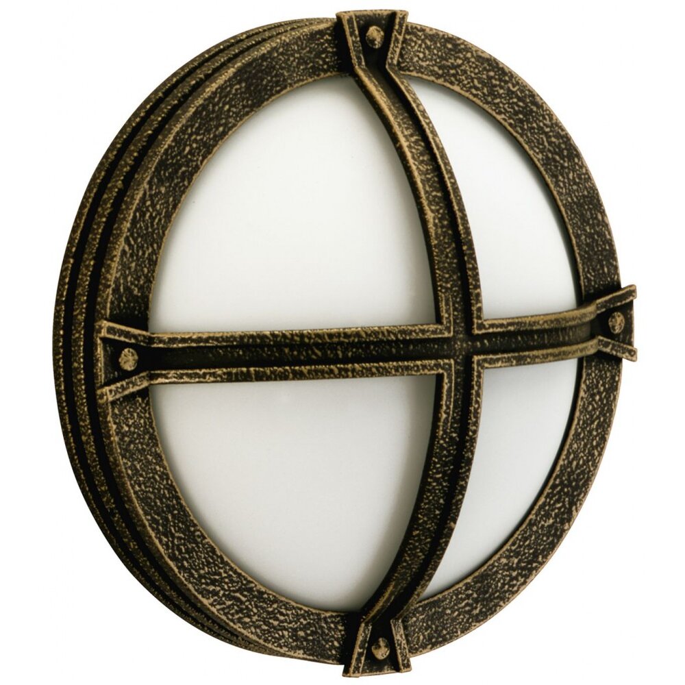 Plafonnier d'extérieur Albert 230 Brun, Laiton, 1 lumière main product photo