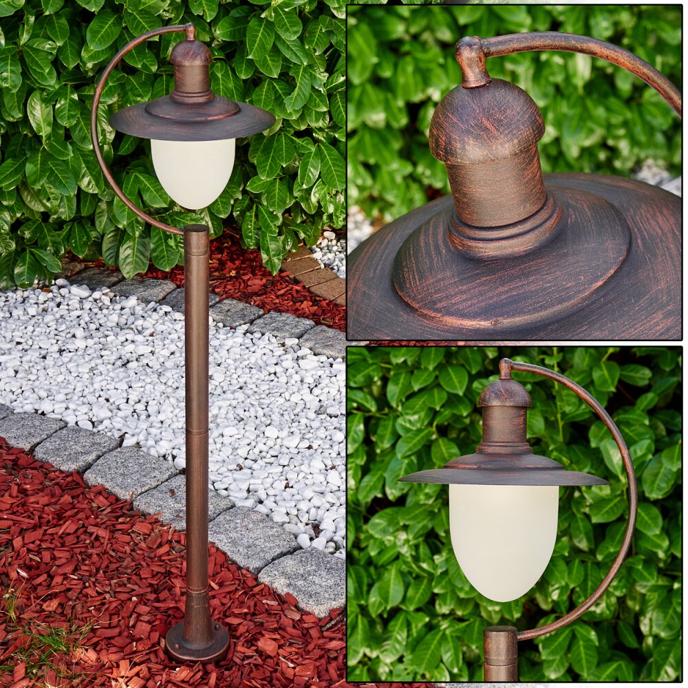 Borne lumineuse Surnu Brun, Rouille, 1 lumière main product photo