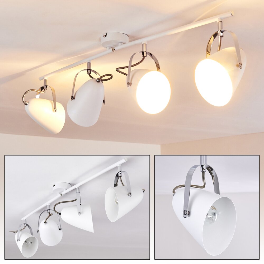 Plafonnier Tihila Blanc, 4 lumières main product photo