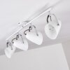 Plafonnier Tihila Blanc, 4 lumières