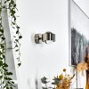 Applique murale Hofstein Sapri Nickel mat, 1 lumière