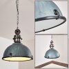 Suspension Ilvy Gris, Argenté, 1 lumière