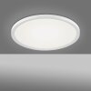 Plafonnier Leuchten-Direkt FLAT LED Blanc, 1 lumière, Télécommandes