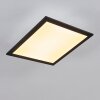 Plafonnier Essaouira LED Noir, 1 lumière, Télécommandes