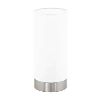Lampe à poser Eglo DAMASCO 1 Nickel mat, 1 lumière
