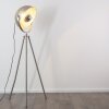 Lampadaire Maloy Chrome, Nickel mat, 1 lumière