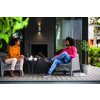 Applique murale d'extérieur Philips Buxus LED Acier inoxydable, 2 lumières