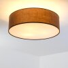 Plafonnier Foggia Brun, 3 lumières