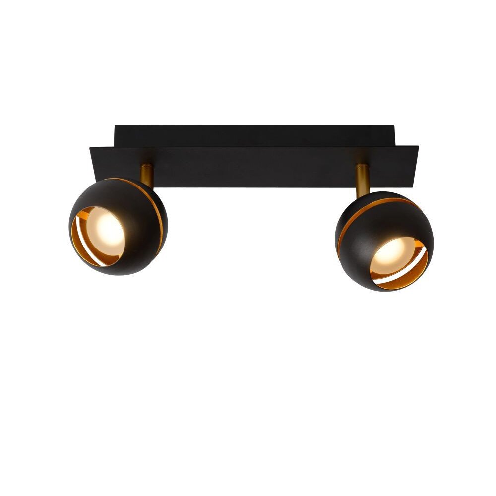 Spot Lucide BINARI LED Noir, 2 lumières main product photo