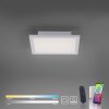Plafonnier Paul Neuhaus Q-Flag LED Blanc, 1 lumière, Télécommandes