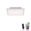 Plafonnier Paul Neuhaus Q-Flag LED Blanc, 1 lumière, Télécommandes