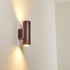 Applique murale d'extérieur Brachy LED Rouge, Noir, 2 lumières