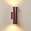 Applique murale d'extérieur Brachy LED Rouge, Noir, 2 lumières
