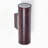 Applique murale d'extérieur Brachy LED Rouge, Noir, 2 lumières