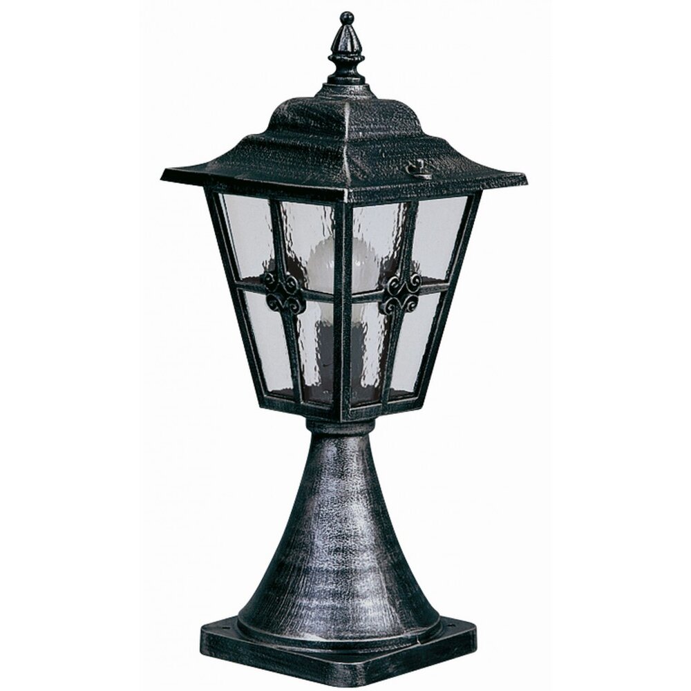 Borne d'éclairage Albert 532 Noir, Argenté, 1 lumière main product photo