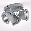 Plafonnier Glostrup LED Gris, 3 lumières