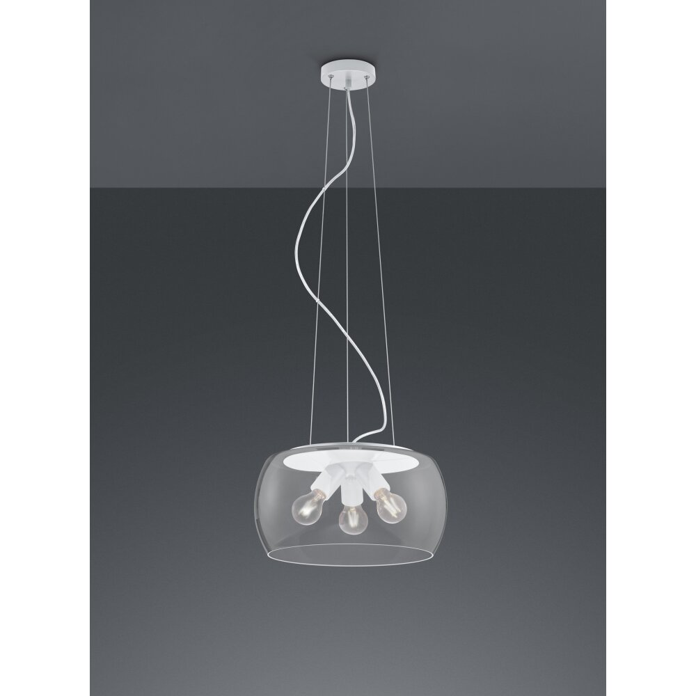 Suspension Trio Valente LED Blanc, 3 lumières main product photo