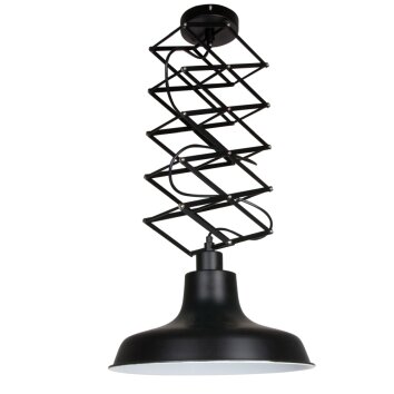 Suspension Steinhauer Mexlite Noir, 1 lumière Suspension Steinhauer Mexlite Noir, 1 lumière