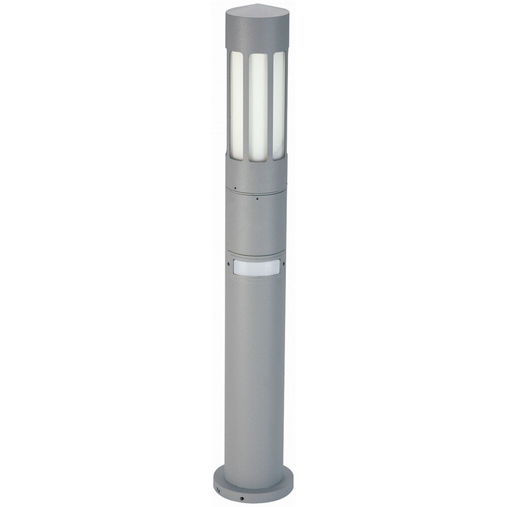 Borne d'éclairage Albert 2019 Argenté, 1 lumière, Détecteur de mouvement main product photo