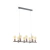 Suspension Eglo ADRI Gris, 8 lumières