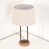 Lampe à poser Logumkolster Brun, Noir, 1 lumière