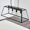 Suspension Nittorp Noir, 4 lumières