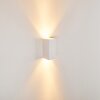 Applique murale Aversa Blanc, 2 lumières