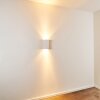 Applique murale Aversa Blanc, 2 lumières