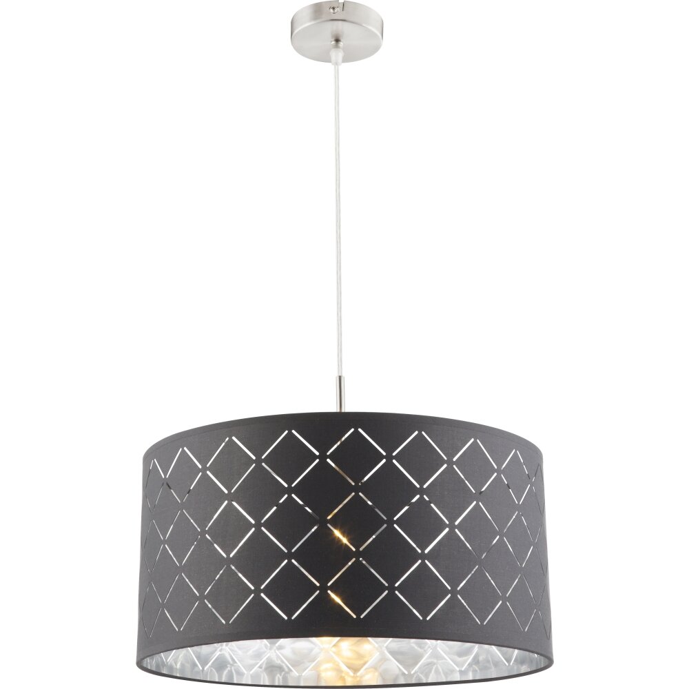 Suspension Globo KIDAL Nickel mat, 1 lumière main product photo