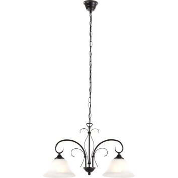 Suspension Globo ARIES Rouille, 2 lumières
