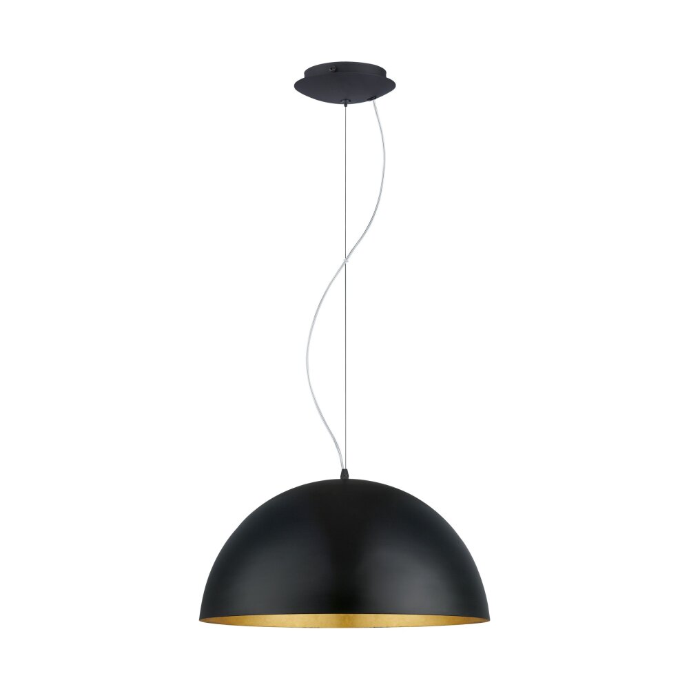 Suspension Eglo GAETANO 1 Or, Noir, 1 lumière main product photo