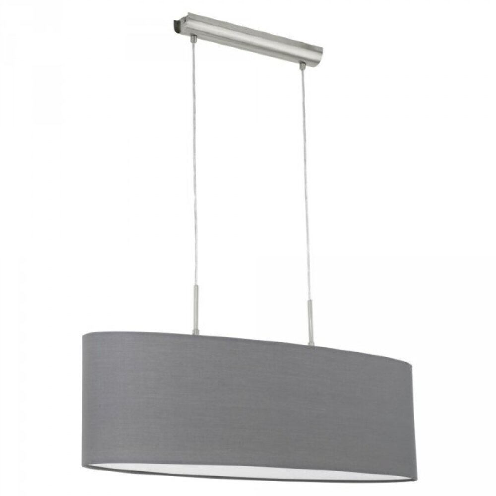 Suspension Eglo PASTERI Nickel mat, 2 lumières main product photo