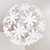 Suspension Chimore Blanc, 1 lumière