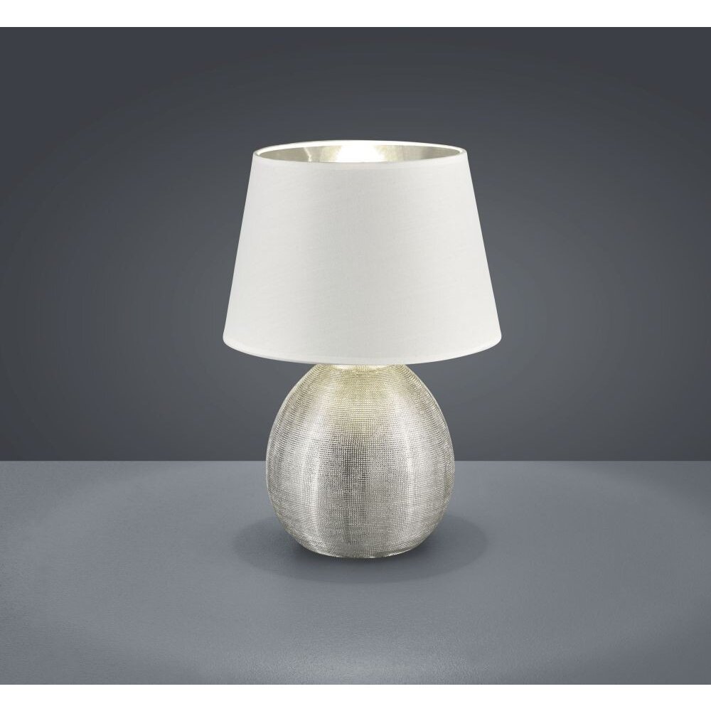Lampe à poser Reality LUXOR Argenté, 1 lumière main product photo
