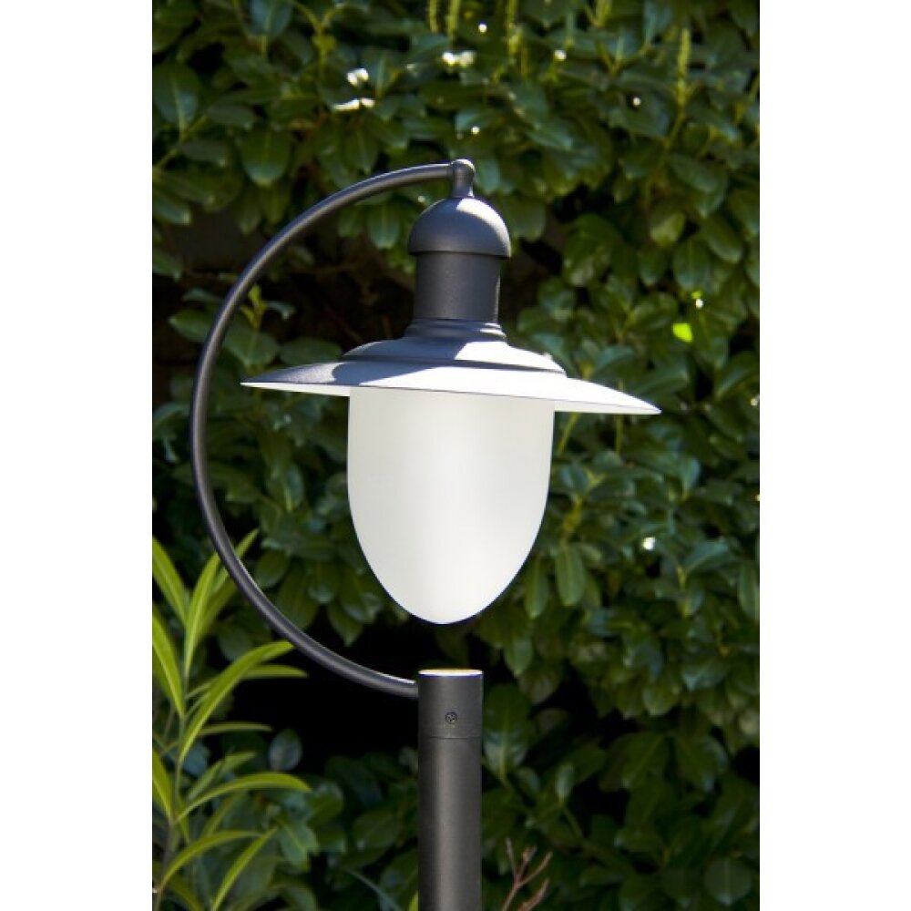 Lampadaire extérieur Lucide ARUBA Noir, Blanc, 1 lumière main product photo