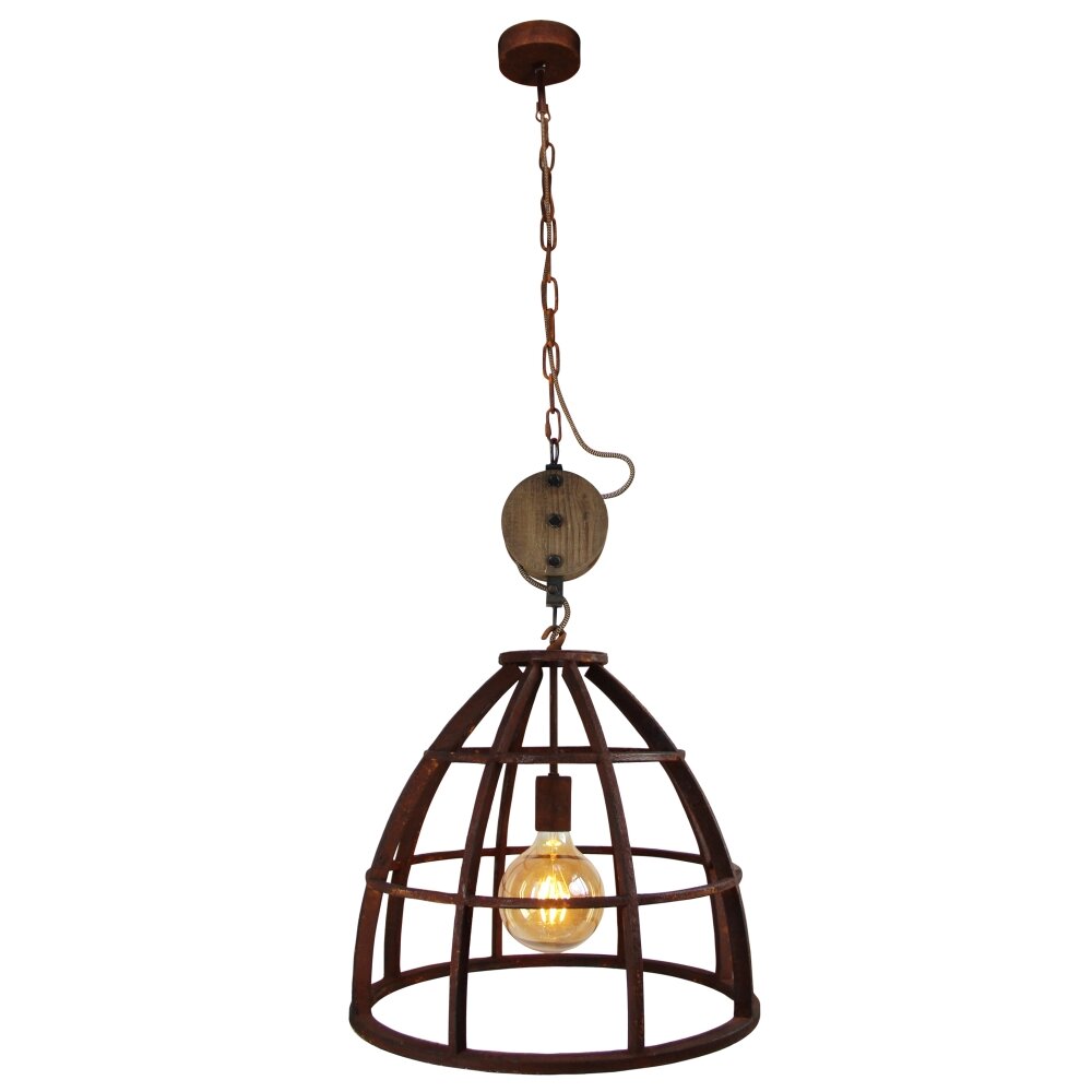 Suspension Brilliant Matrix 2 Bois foncé, Rouille, 1 lumière main product photo