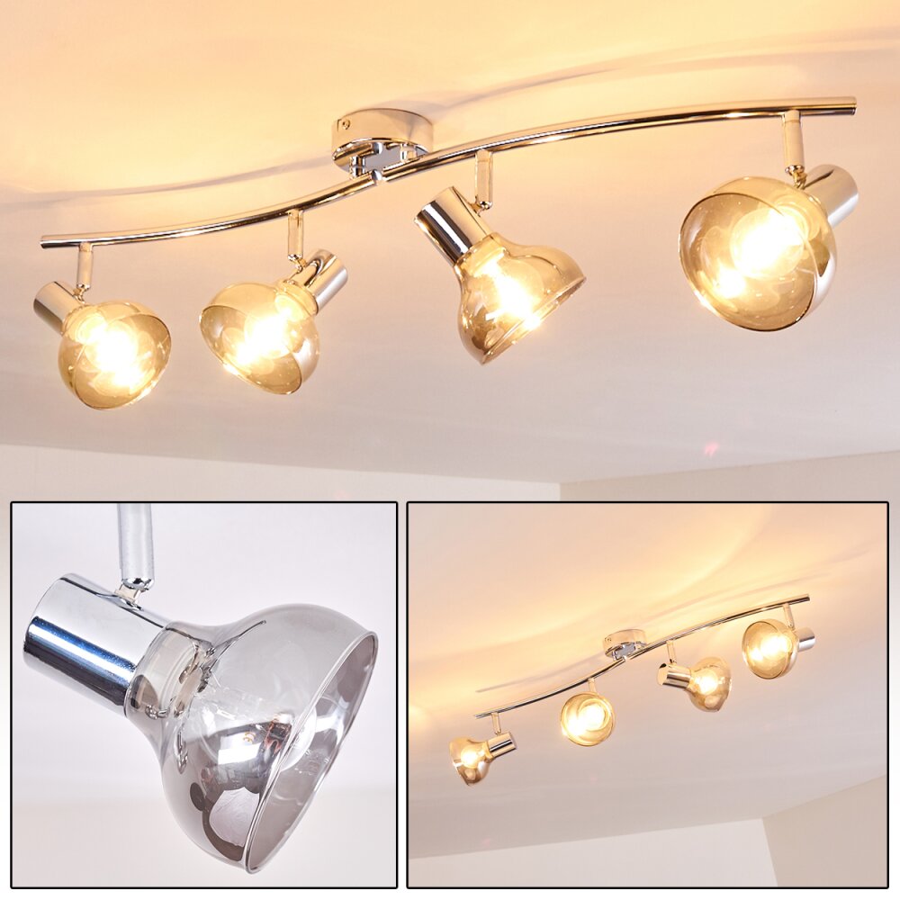 Plafonnier Esberg Chrome, 4 lumières main product photo