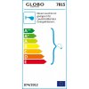 Applique murale Globo SPACE Acier inoxydable, Nickel mat, Blanc, 1 lumière