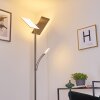 Lampadaire Cazis LED Nickel mat, 3 lumières