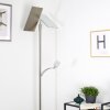 Lampadaire Cazis LED Nickel mat, 3 lumières