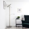 Lampadaire Cazis LED Nickel mat, 3 lumières