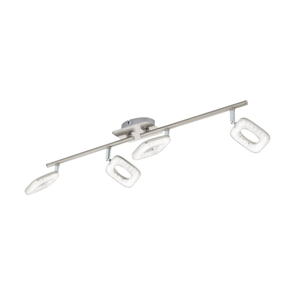 Spot Eglo LITAGO CRYSTAL LED Aspect cristal, Nickel mat, 4 lumières main product photo
