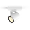 Spot pour plafond et mur, kit d'extension Philips Hue Ambiance White & Color Argenta Blanc, 1 lumière, Changeur de couleurs