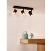 Spot de plafond Lucide LENNERT LED Noir, 3 lumières