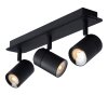 Spot de plafond Lucide LENNERT LED Noir, 3 lumières